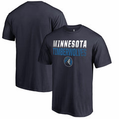 Minnesota Timberwolves Fade Out T-Shirt - Navy discount