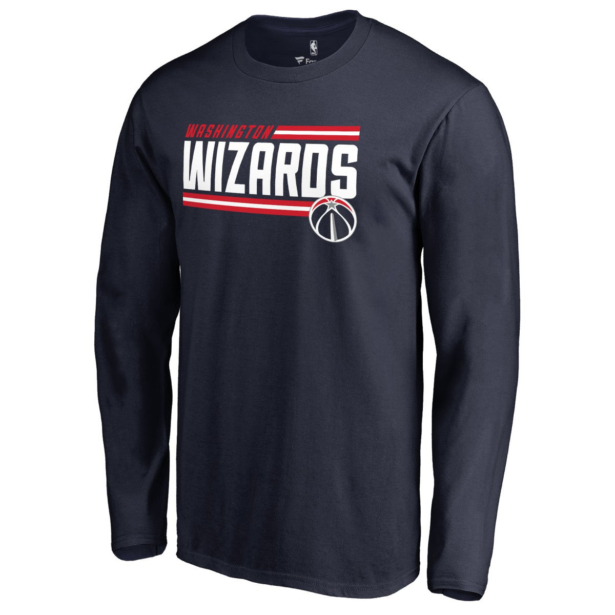 Washington Wizards Onside Stripe Long Sleeve T-Shirt - Navy cheap