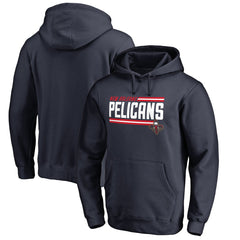 New Orleans Pelicans Onside Stripe Pullover Hoodie - Navy shop