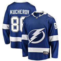 Nikita Kucherov Tampa Bay Lightning Fanatics Breakaway Jersey - Blue Jerseys