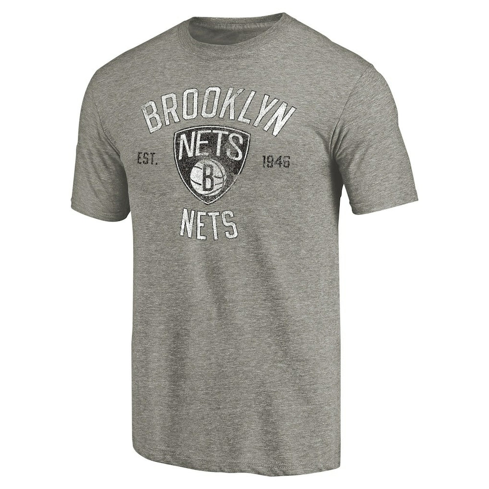 Brooklyn Nets Team Heritage Tri-Blend T-Shirt - Gray outlet