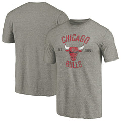 Chicago Bulls Team Heritage Tri-Blend T-Shirt sale - Gray outlet