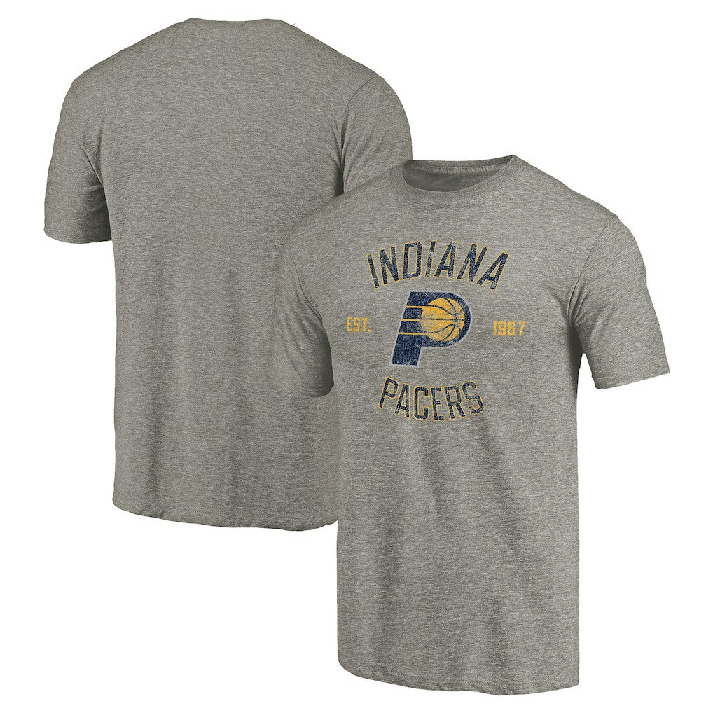 Indiana Pacers Team Heritage Tri-Blend T-Shirt - Gray for sale