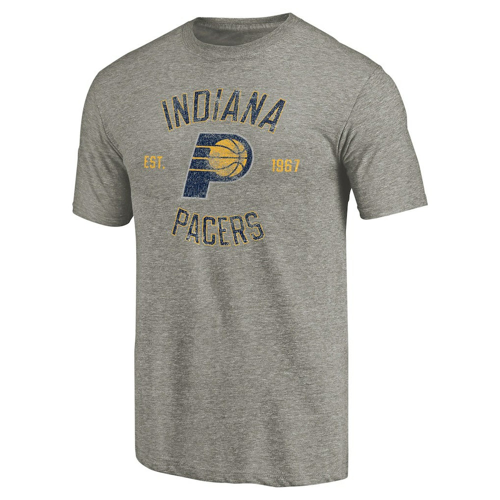 Indiana Pacers Team Heritage Tri-Blend T-Shirt - Gray for sale