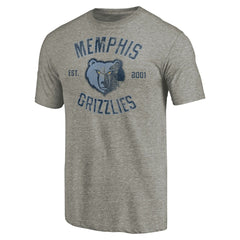 Memphis Grizzlies Team Heritage Tri-Blend T-Shirt - Gray on sale
