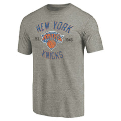New York Knicks Team Heritage Tri-Blend T-Shirt - Gray online
