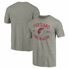 Portland Trail Blazers Team Heritage Tri-Blend T-Shirt - Gray outlet