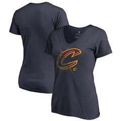 Cleveland Cavaliers Women's X-Ray Slim Fit V-Neck T-Shirt sale - Navy for sale