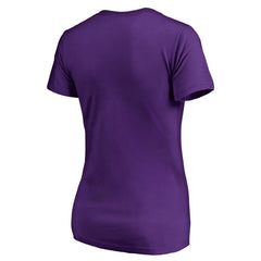 Los Angeles Lakers Women's X-Ray Slim Fit V-Neck T-Shirt - Purple for sale