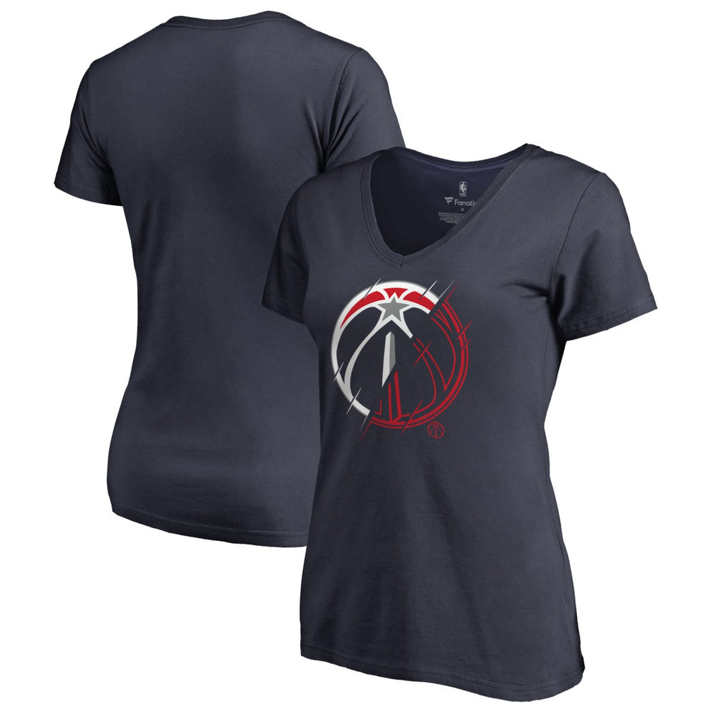 Washington Wizards Women's X-Ray Slim Fit V-Neck T-Shirt - Navy online