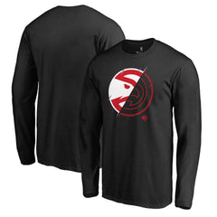 Atlanta Hawks X-Ray Long Sleeve T-Shirt - Black discount
