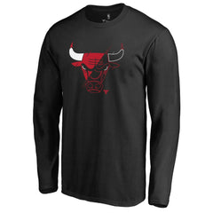 Chicago Bulls X-Ray Long Sleeve T-Shirt sale - Black discount