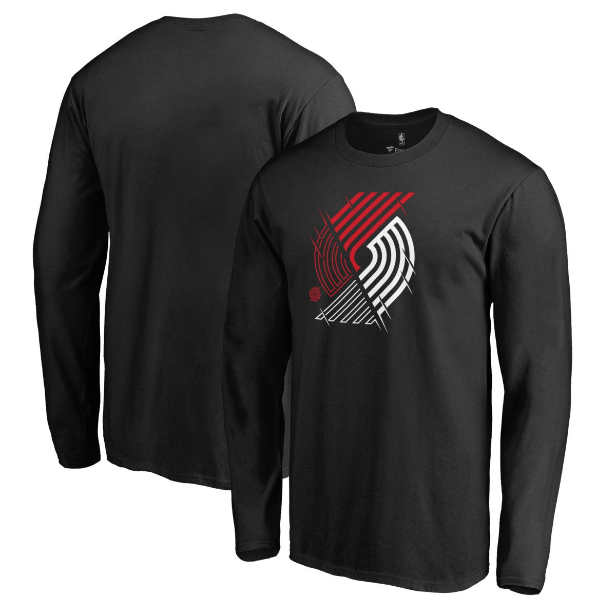 Portland Trail Blazers X-Ray Long Sleeve T-Shirt - Black shop