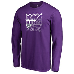 Sacramento Kings X-Ray Long Sleeve T-Shirt - Purple discount