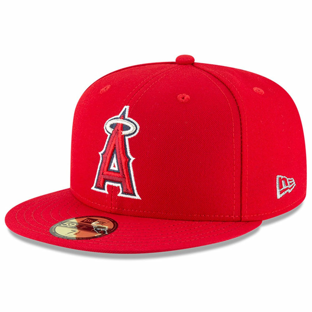 Los Angeles Angels Game Authentic Collection On-Field 59FIFTY Fitted Hat Red