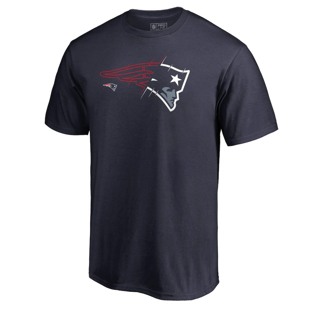 New England Patriots X-Ray T-Shirt - Navy cheap