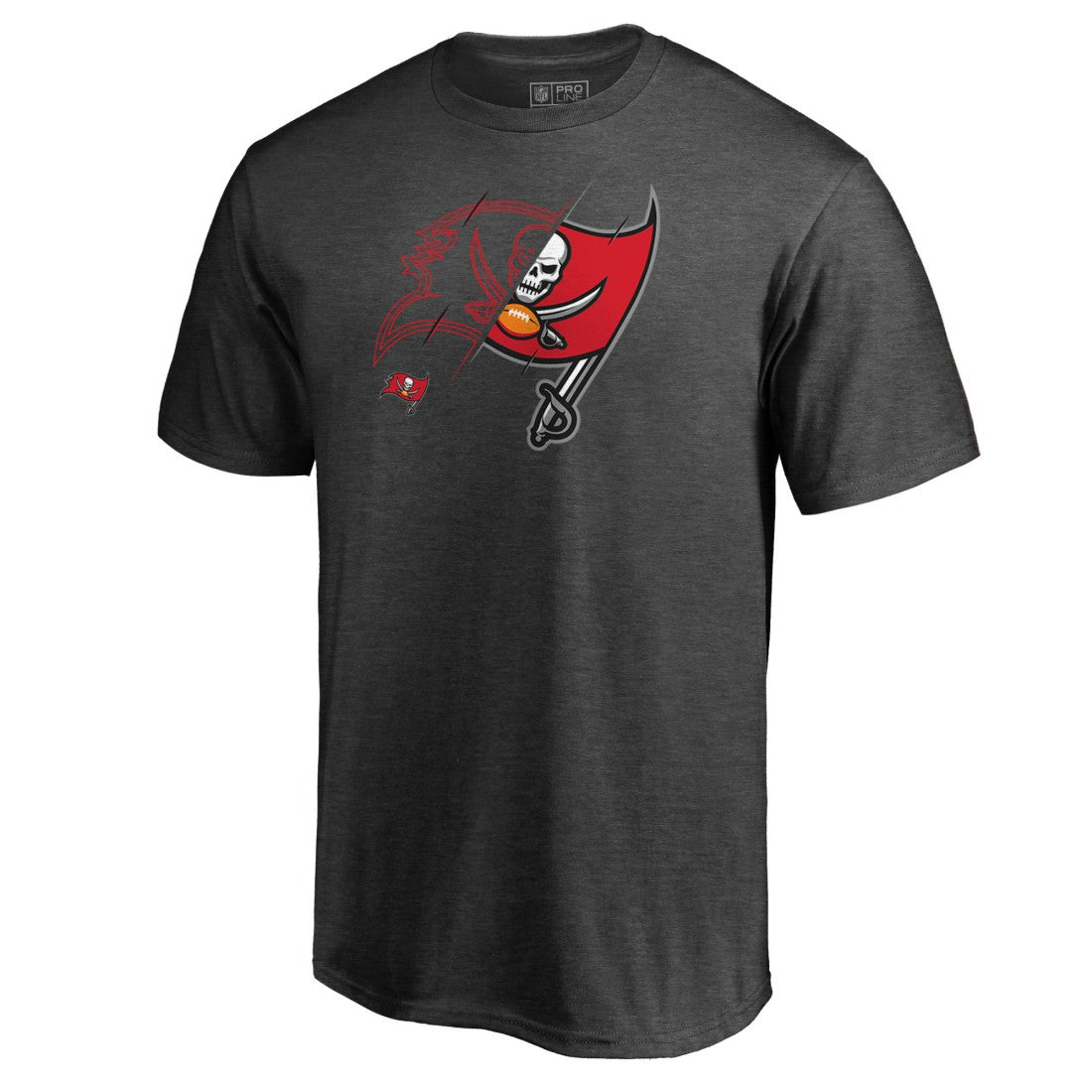 Tampa Bay Buccaneers X-Ray T-Shirt - Heathered Gray discount