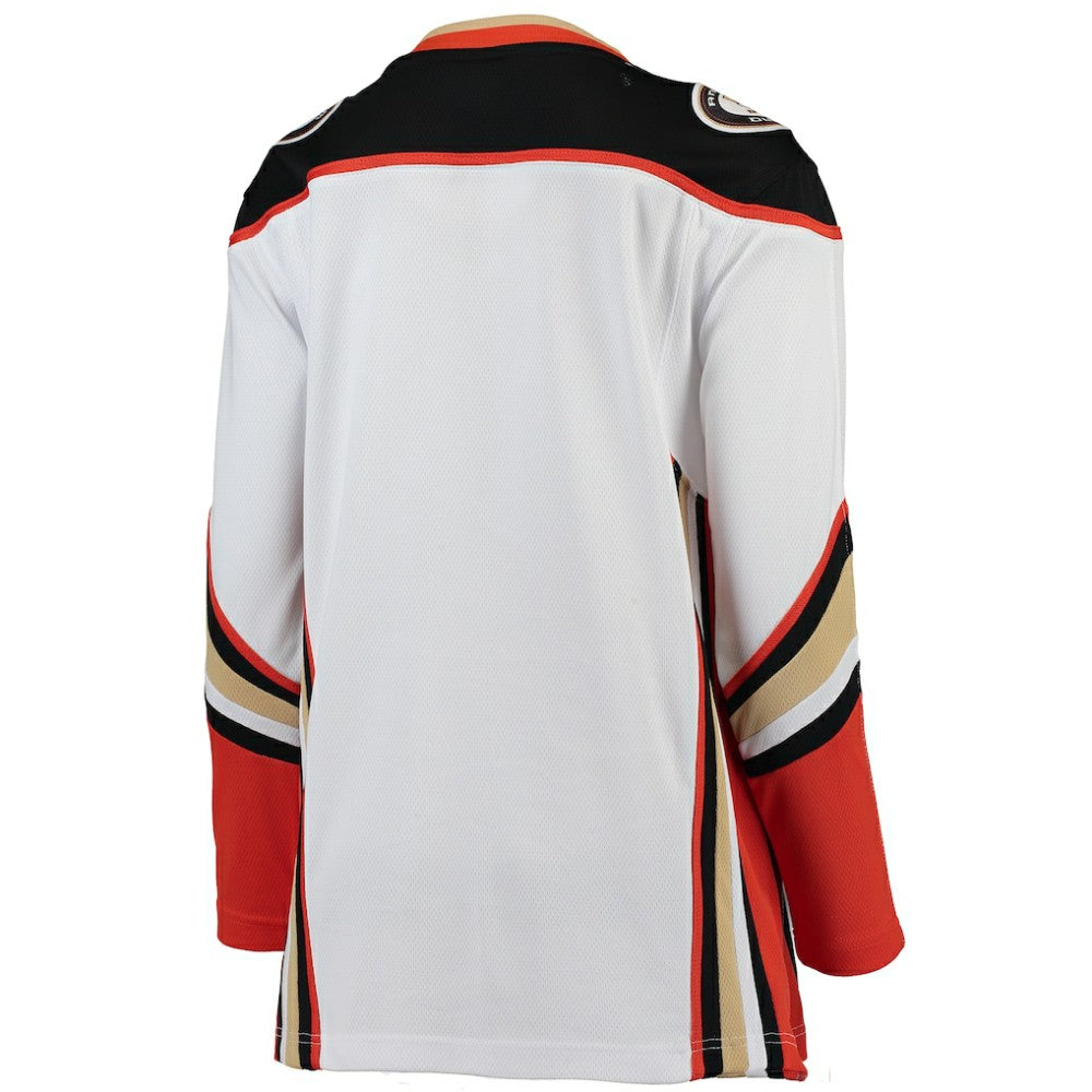 Anaheim Ducks Fanatics Women's Away Breakaway Jersey - White Jerseys