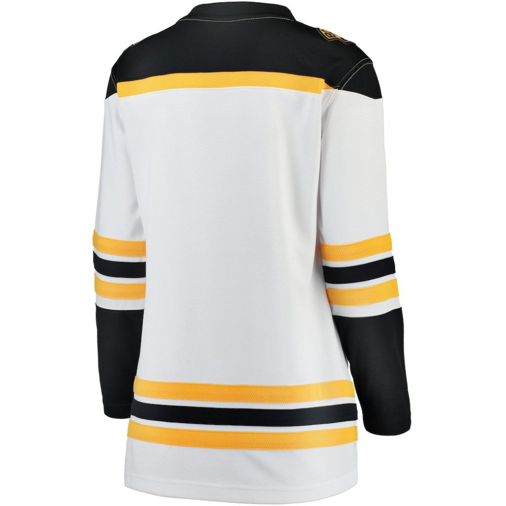 Boston Bruins Fanatics Women's Away Breakaway Jersey - White Jerseys