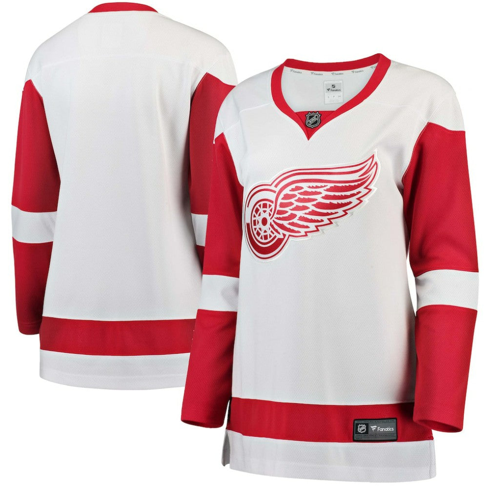 Detroit Red Wings Fanatics Women's Away Breakaway Jersey - White Jerseys