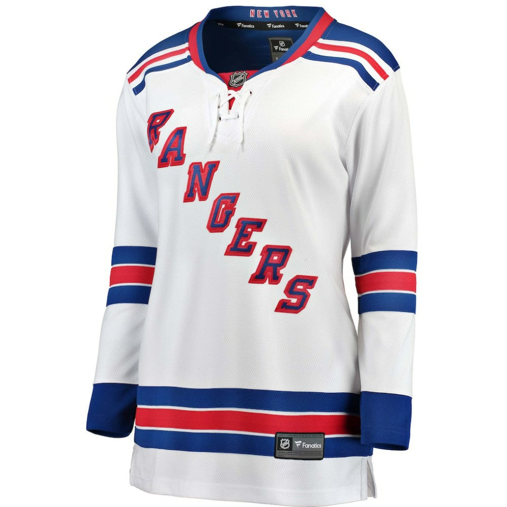 New York Rangers Fanatics Women's Away Breakaway Jersey - White Jerseys