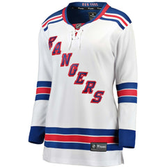 New York Rangers Fanatics Women's Away Breakaway Jersey - White Jerseys