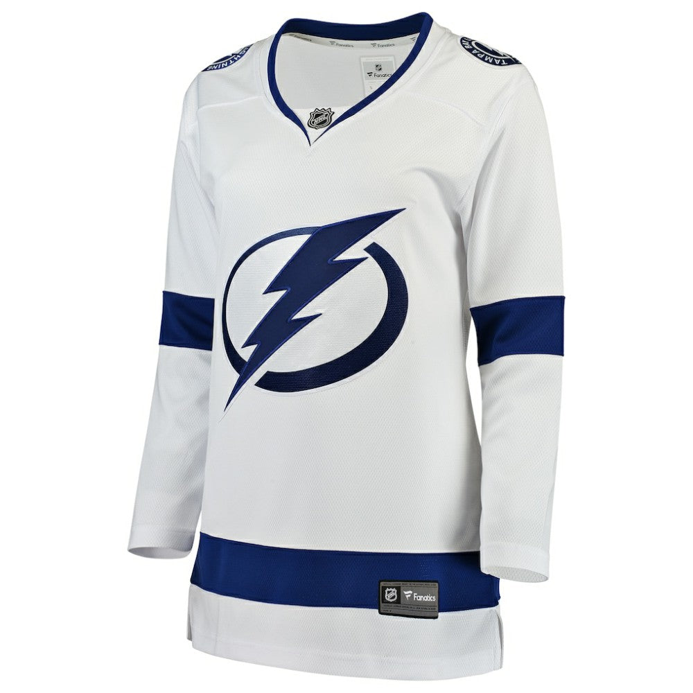 Tampa Bay Lightning Fanatics Women's Away Breakaway Jersey - White Jerseys