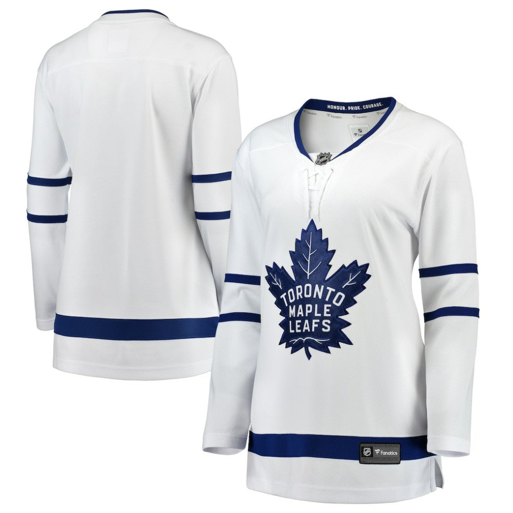 Toronto Maple Leafs Fanatics Women's Away Breakaway Jersey - White Jerseys