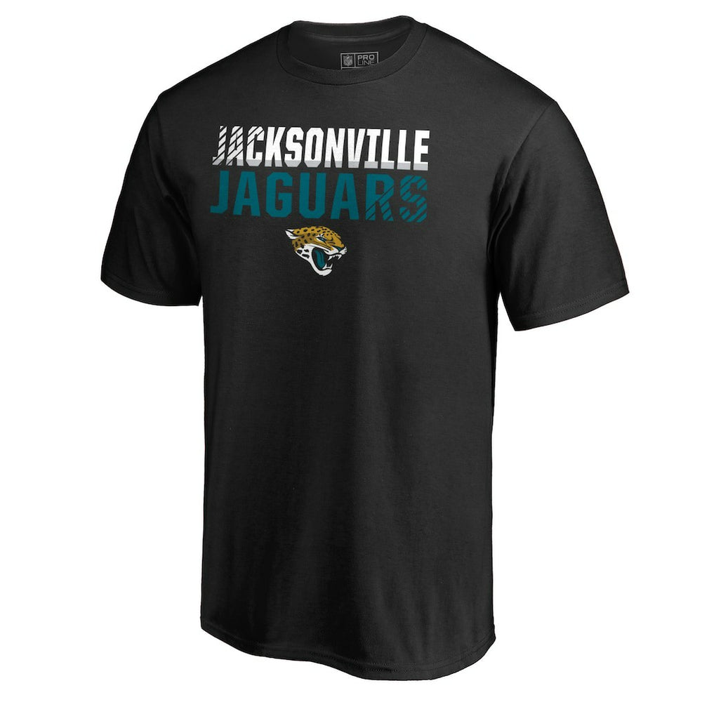 Jacksonville Jaguars Iconic Collection Fade Out T-Shirt - Black on sale