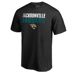 Jacksonville Jaguars Iconic Collection Fade Out T-Shirt - Black on sale