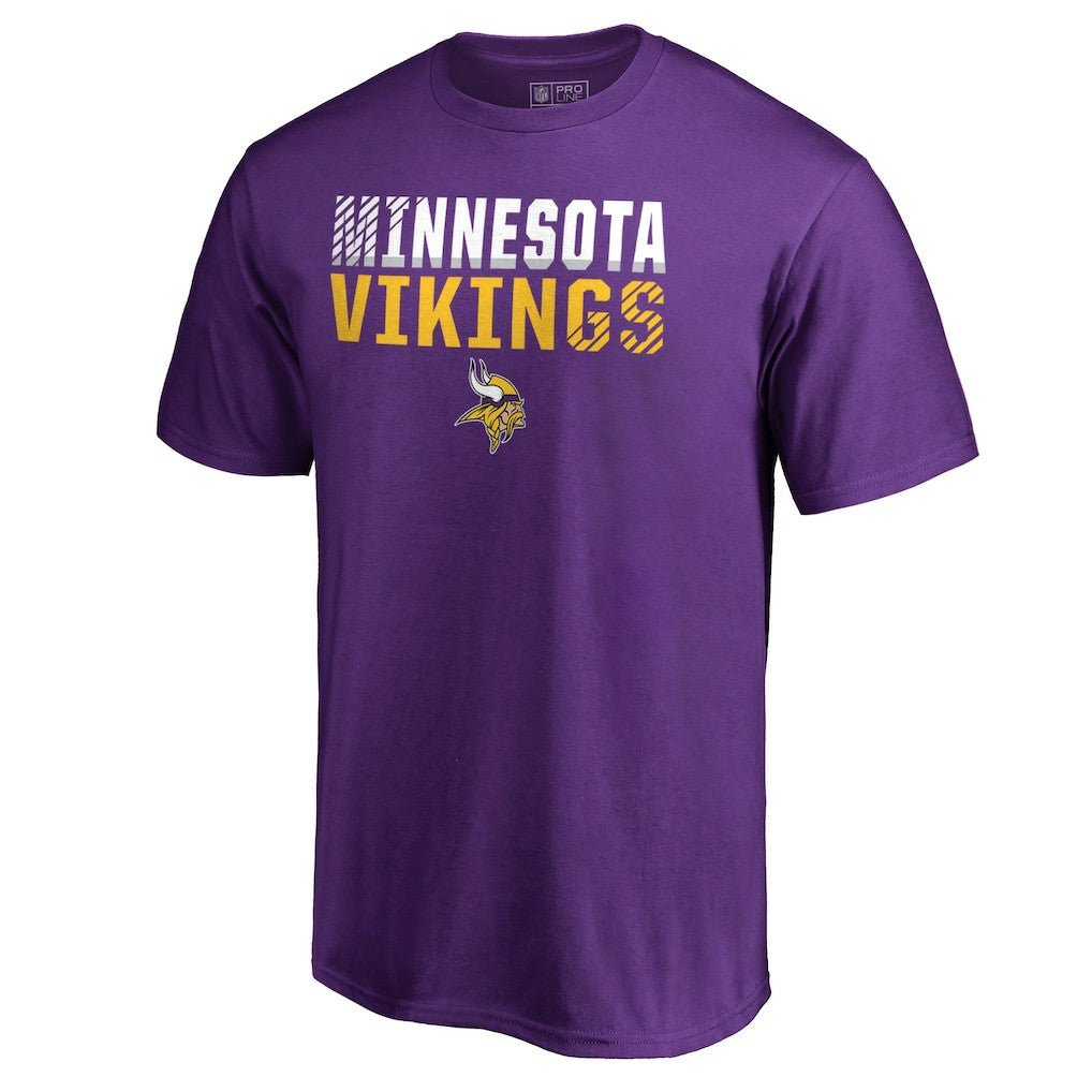 Minnesota Vikings Iconic Collection Fade Out T-Shirt - Purple for sale