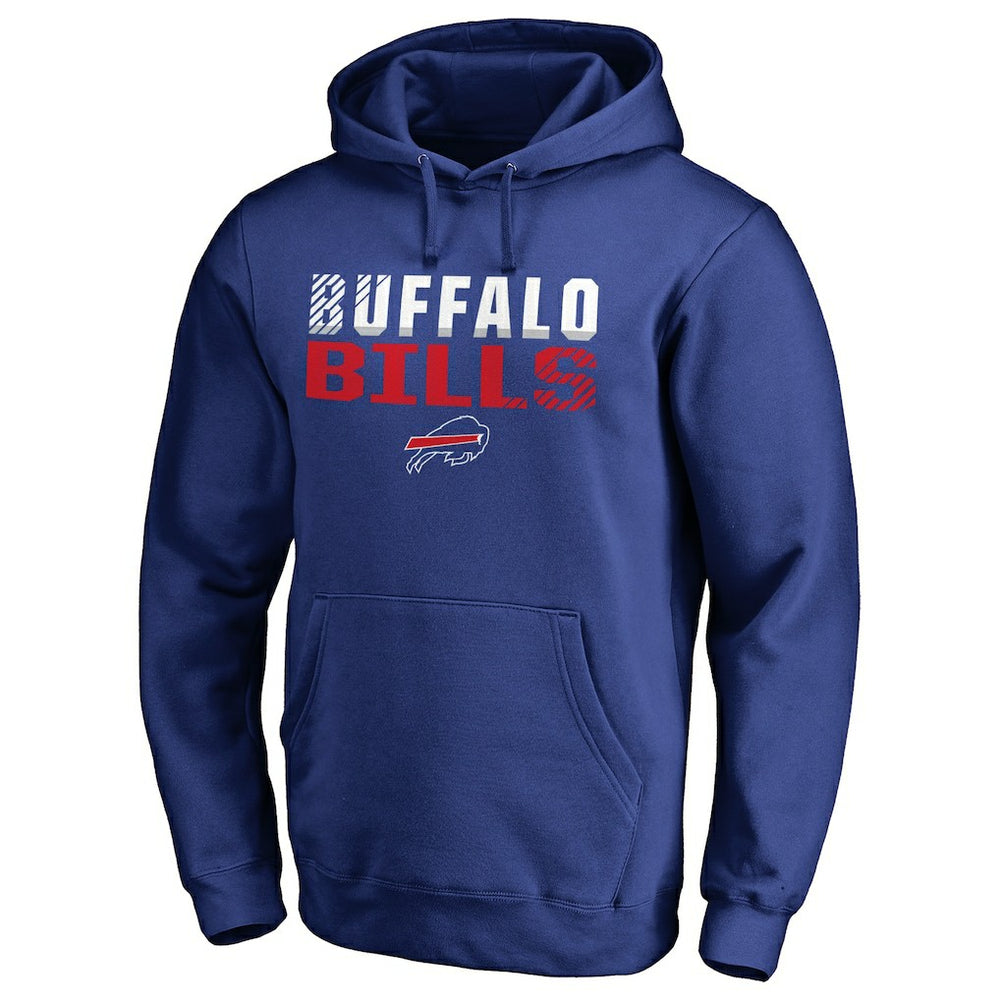 Buffalo Bills Iconic Collection Fade Out Pullover Hoodie - Royal cheap
