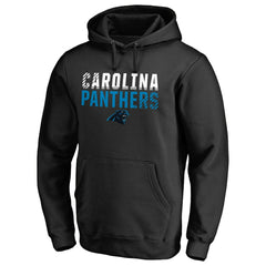 Carolina Panthers Iconic Collection Fade Out Pullover Hoodie - Black for sale