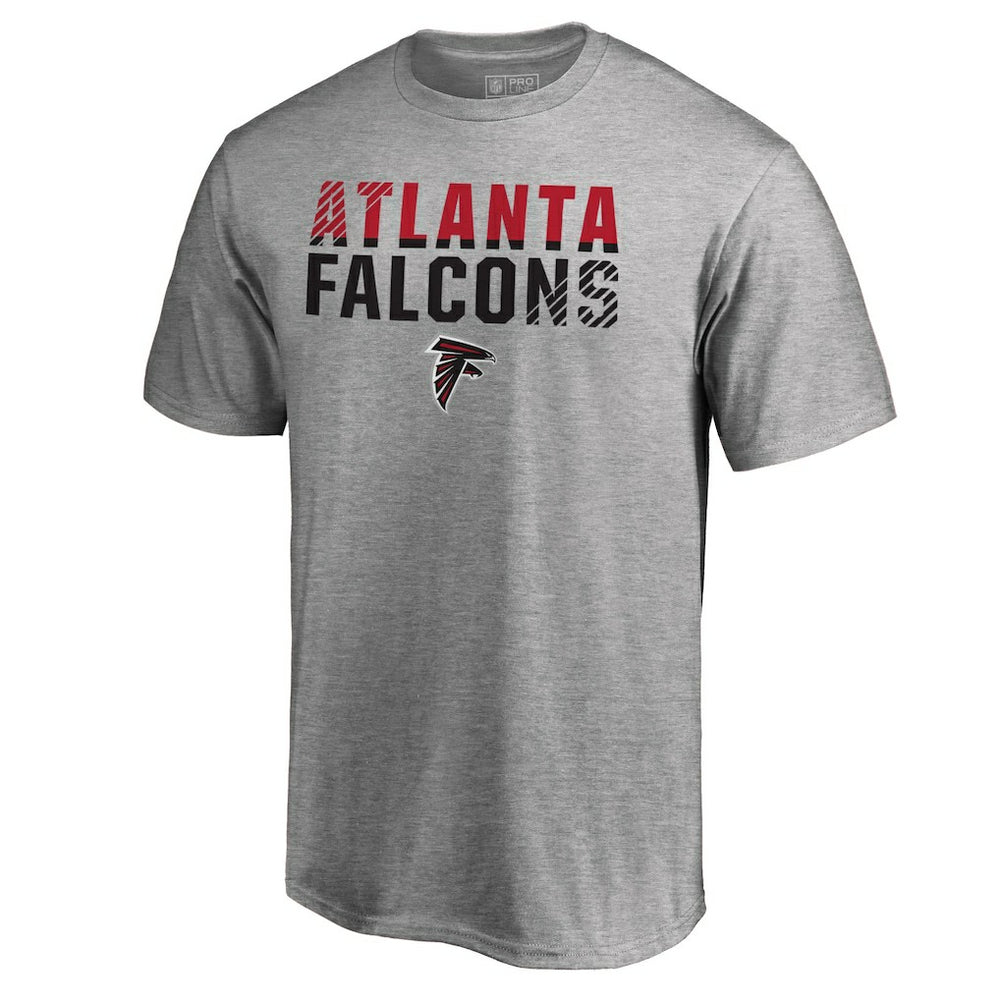 Atlanta Falcons Iconic Collection Fade Out T-Shirt - Ash sale