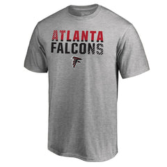 Atlanta Falcons Iconic Collection Fade Out T-Shirt - Ash sale
