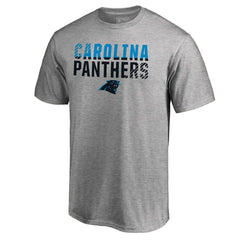 Carolina Panthers Iconic Collection Fade Out T-Shirt - Ash for sale