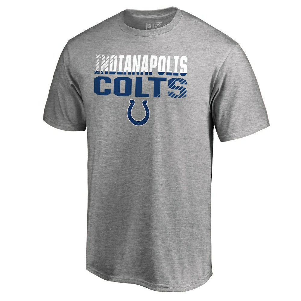 Indianapolis Colts Iconic Collection Fade Out T-Shirt - Ash sale