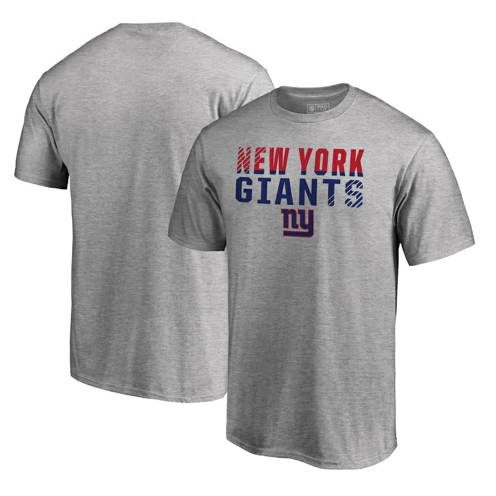 New York Giants Iconic Collection Fade Out T-Shirt - Ash on sale