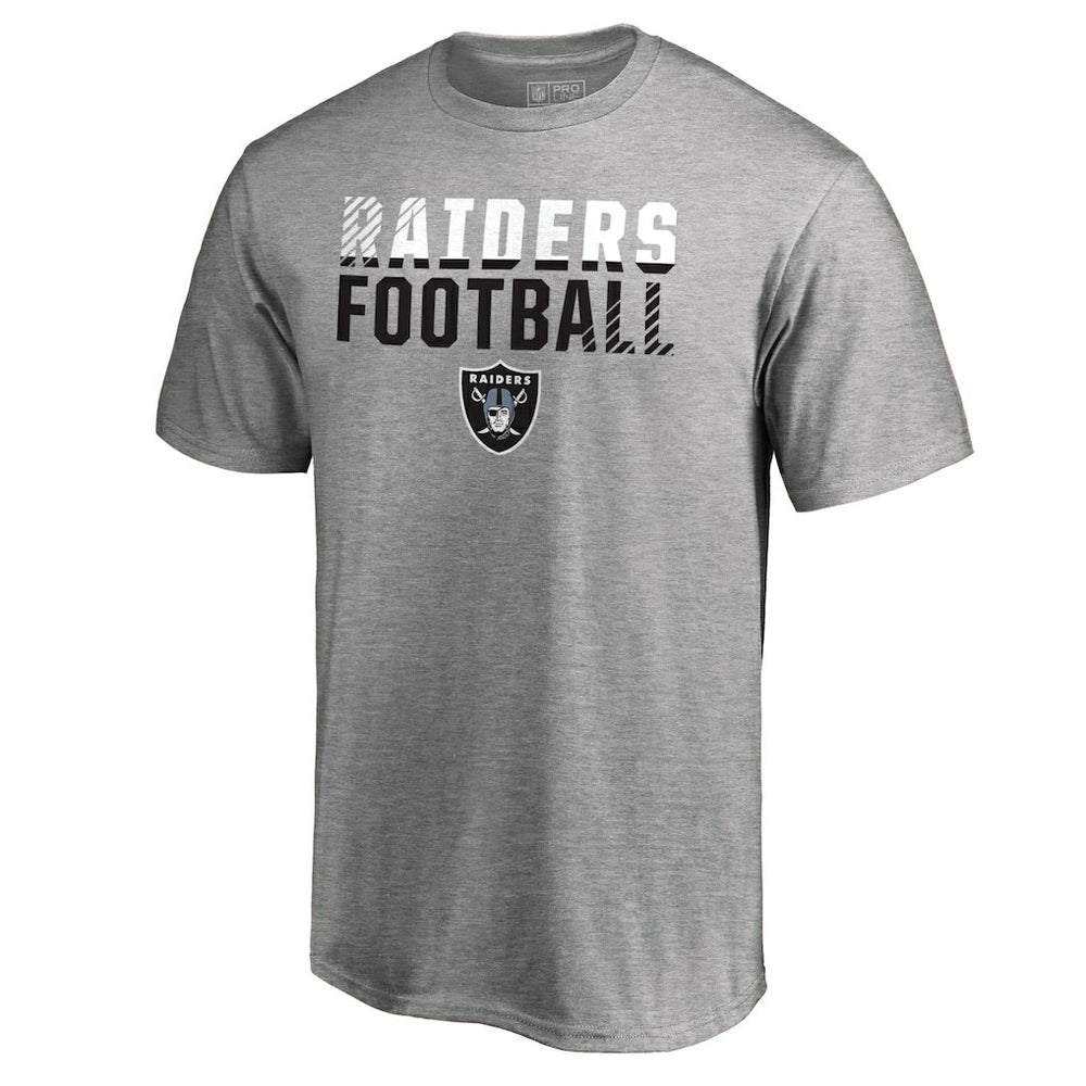 Las Vegas Raiders Iconic Collection Fade Out T-Shirt - Ash cheap