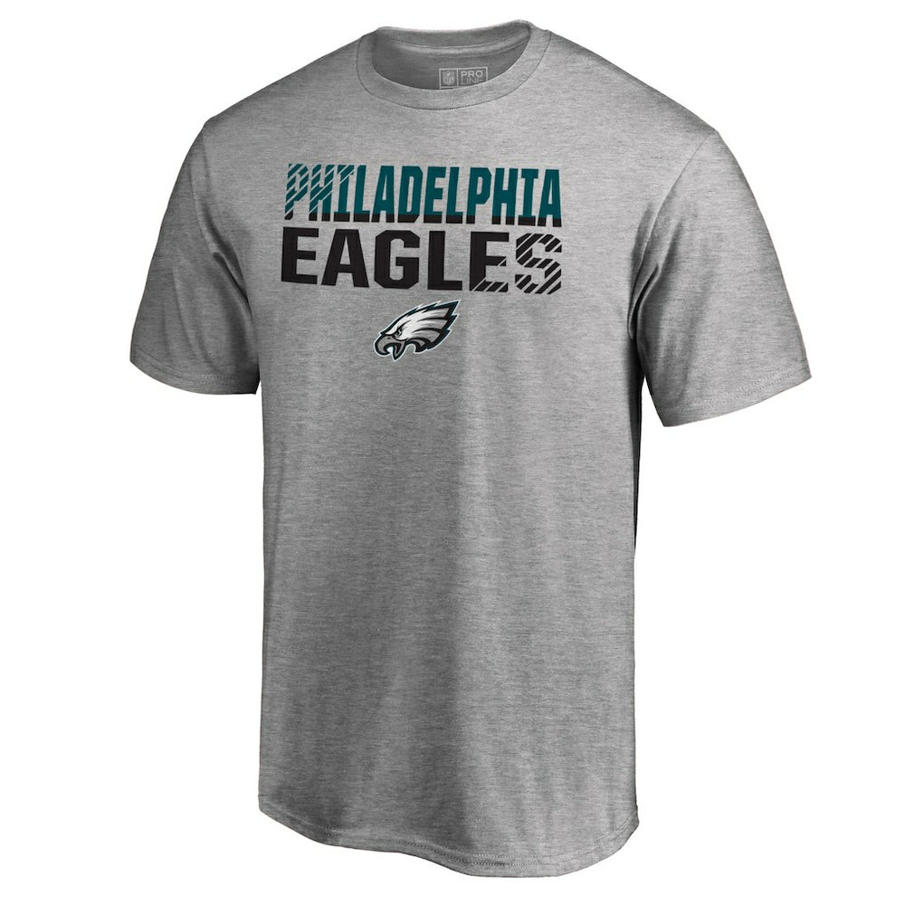 Philadelphia Eagles Iconic Collection Fade Out T-Shirt - Ash discount