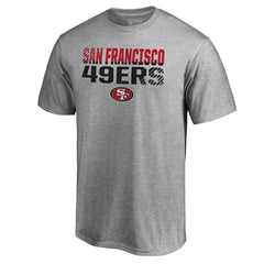 San Francisco 49ers Iconic Collection Fade Out T-Shirt - Ash on sale