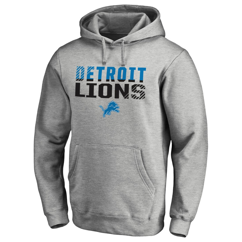 Detroit Lions Iconic Collection Fade Out Pullover Hoodie - Ash online