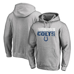Indianapolis Colts Iconic Collection Fade Out Pullover Hoodie - Ash outlet