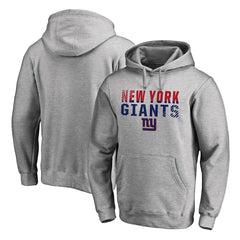 New York Giants Iconic Collection Fade Out Pullover Hoodie - Ash for sale