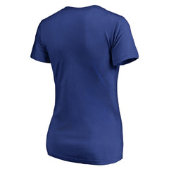 Kansas City Royals Women's Script Assist V-Neck T-Shirt Royal
