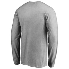 Denver Broncos Iconic Collection On Side Stripe Long Sleeve T-Shirt - Ash for sale