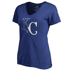 Kansas City Royals Women's X-Ray V-Neck T-Shirt Royal