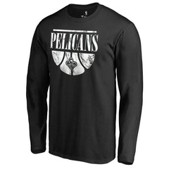 New Orleans Pelicans Buckets Long Sleeve T-Shirt - Black discount