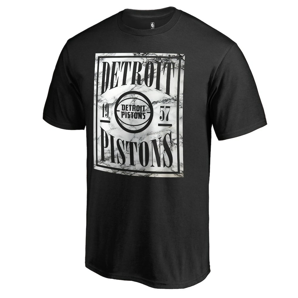 Detroit Pistons Black Court Vision T-Shirt sale