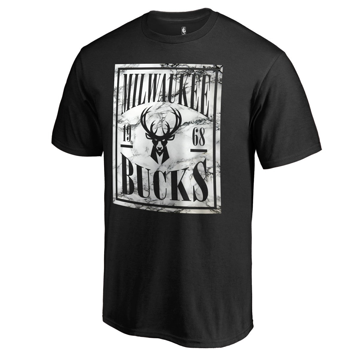 Milwaukee Bucks Black Court Vision T-Shirt shop